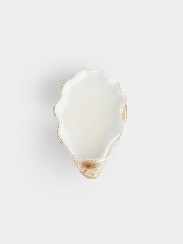 Свеча, 8х12 см, в подсвечнике, Устрица, Seaside candle, image-4