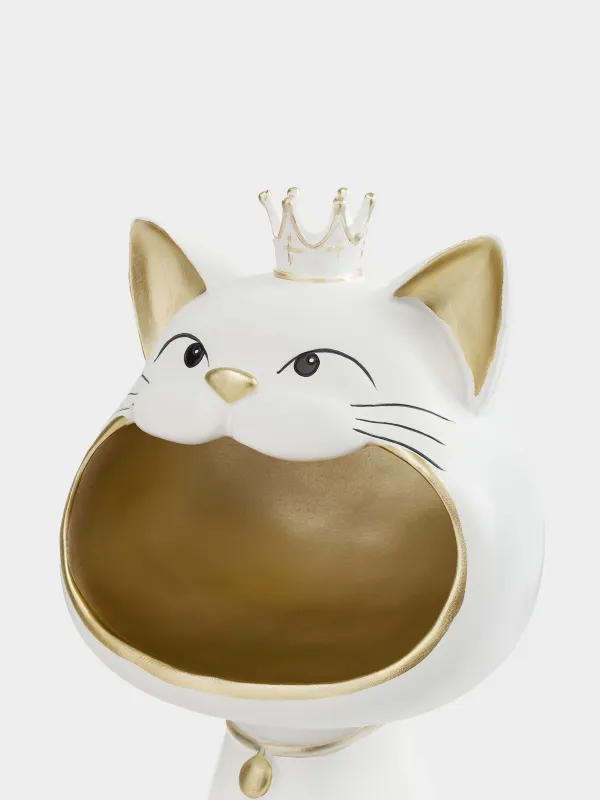Конфетница, 26х17 см, Кот в короне, Cat, image-1