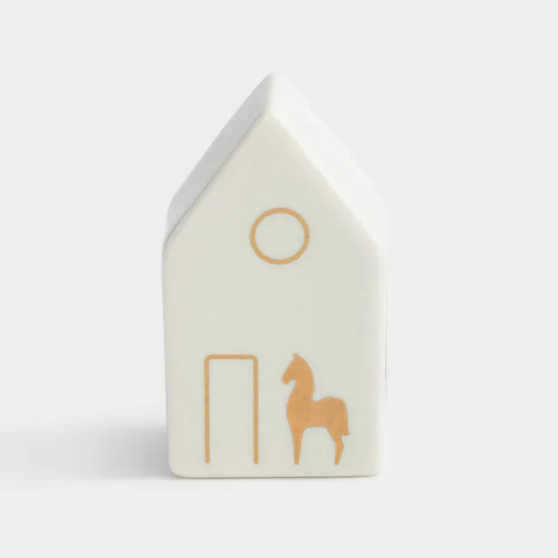 Статуэтка, 6 см, Дом и конь, House shape