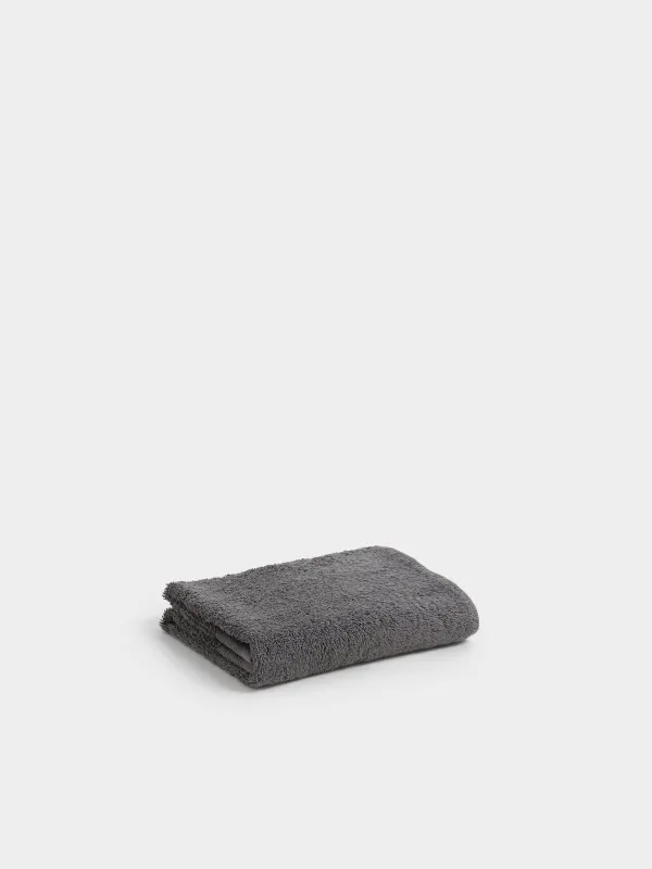 Полотенце, 40х60 см, хлопок, темно-серое, Gentle cotton, image-0