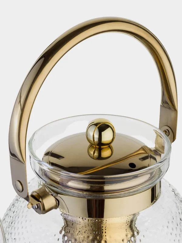 Чайник заварочный, 1,3 л, Classic gold, image-2