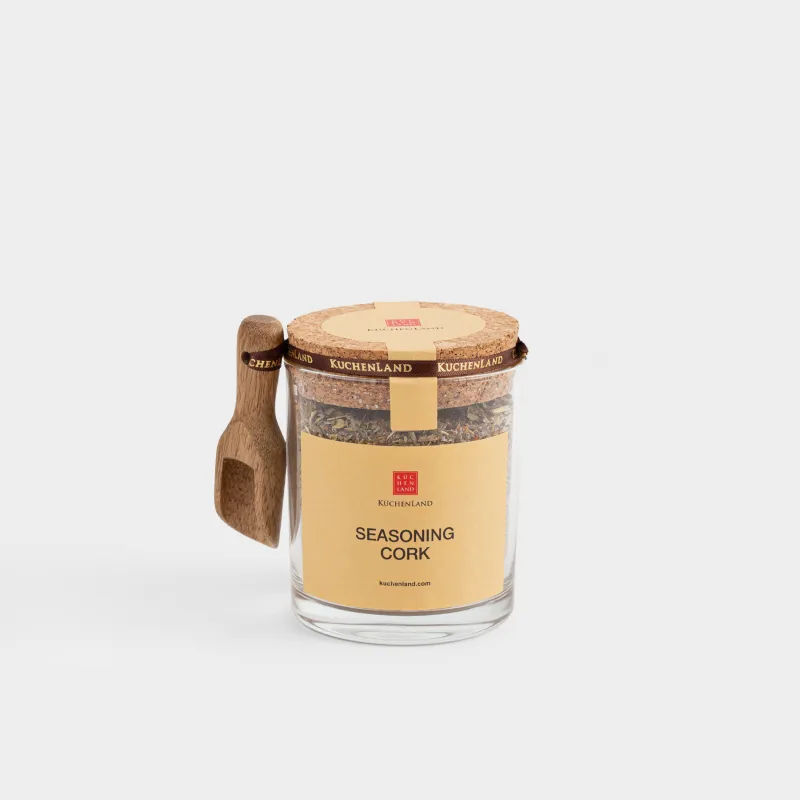 Емкость для специй, с наполнением, с ложкой, Seasoning cork
