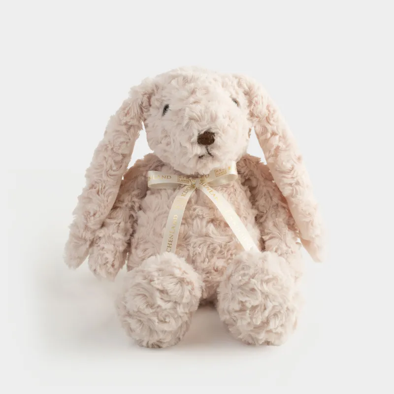 Игрушка, 33 см, мягкая, полиэстер, молочная, Кролик с сердцем, Rabbit