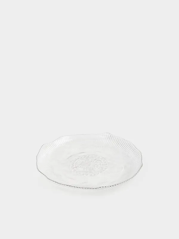 Блюдо, 30х3 см, с серебристым кантом, Argos silver, image-1