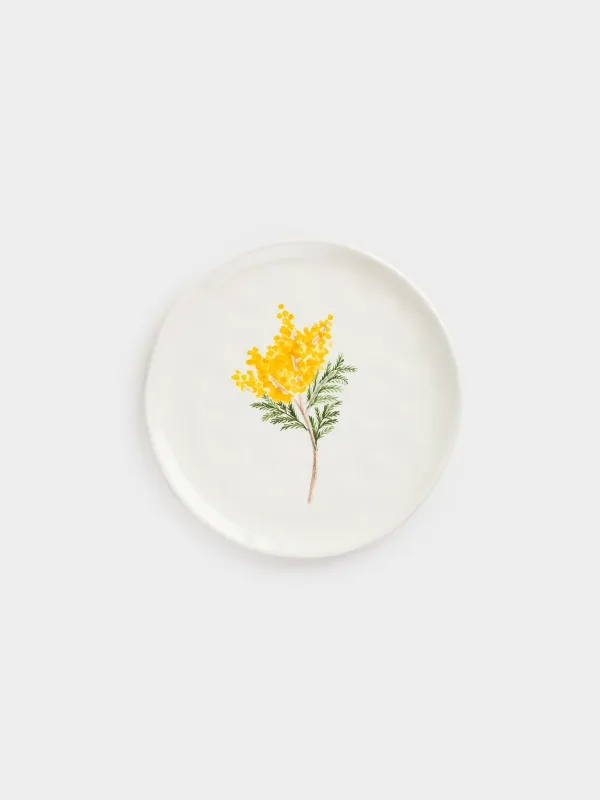Блюдо, 24 см, Мимоза, Crumple flower, image-0