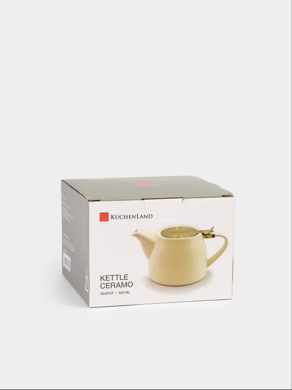 Чайник заварочный, 500 мл, Kettle ceramo, image-5