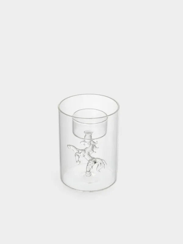 Подсвечник, 8x11 см, для чайной свечи, Конь, Decor candle, image-1