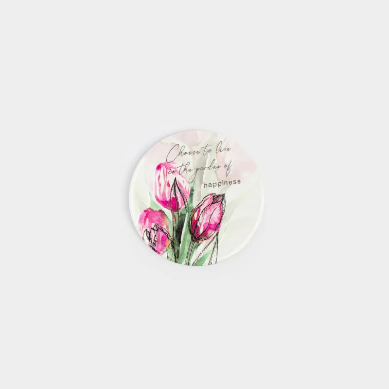 Подставка под кружку, Тюльпаны, Tulip garden