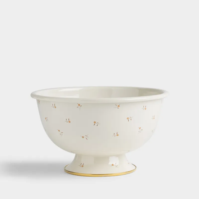 Миска, 1,5 л, Цветы, Enamel florets