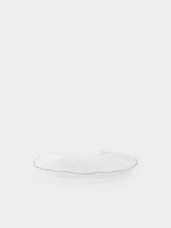 Блюдо, 30х3 см, с серебристым кантом, Argos silver, image-4