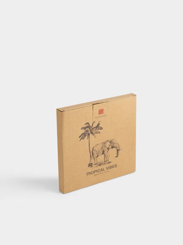 Тарелка обеденная, бежевая, Tropical vibes, image-5