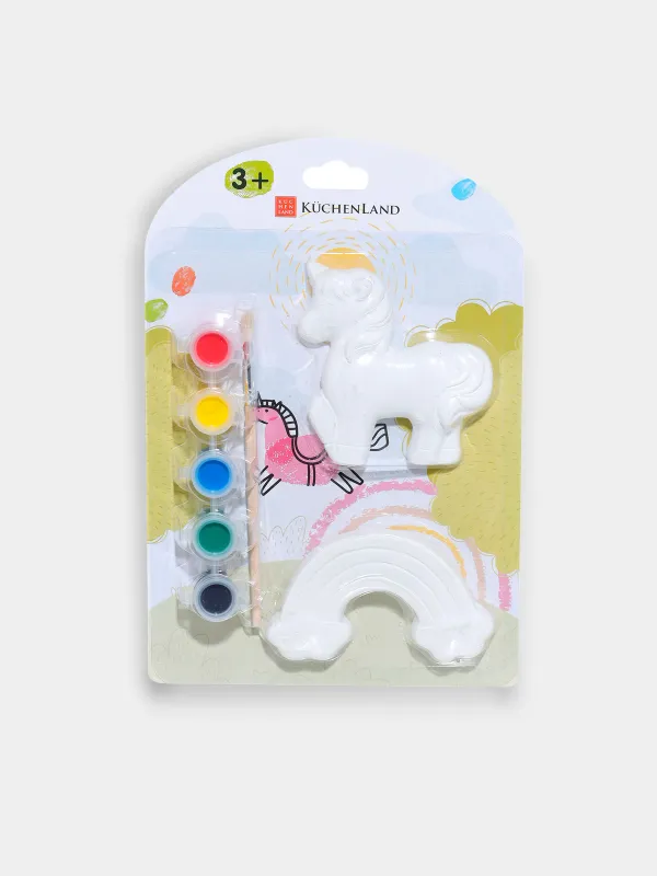 Набор для творчества, роспись, Единорог и радуга, Unicorn, image-1