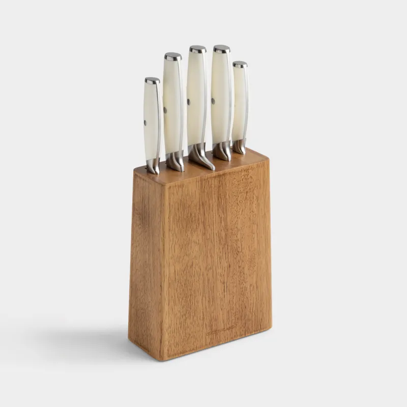 Набор ножей, в подставке, Wood kitchen