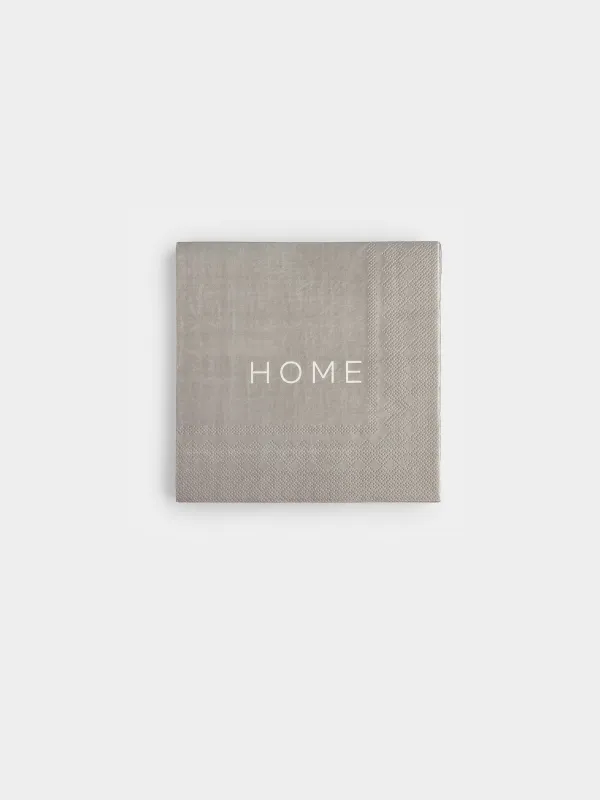 Салфетки бумажные, 33х33 см, 20 шт, Home, Scroll, image-0