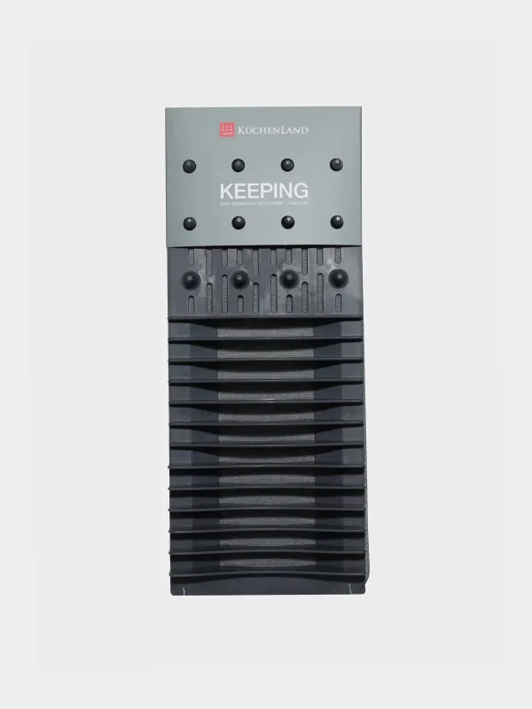 Коврик для сушки посуды с подставкой, 40х50 см, Keeping, image-5