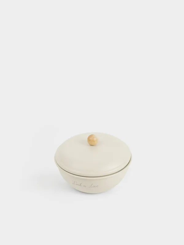 Миска, 1 л, с крышкой, Gusto, image-1