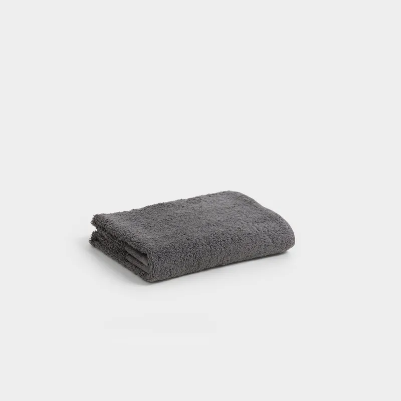 Полотенце, 40х60 см, хлопок, темно-серое, Gentle cotton