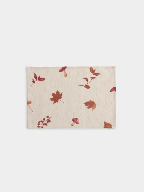 Салфетка под приборы, 30х45 см, Цветы и листья, Autumn flair, image-0