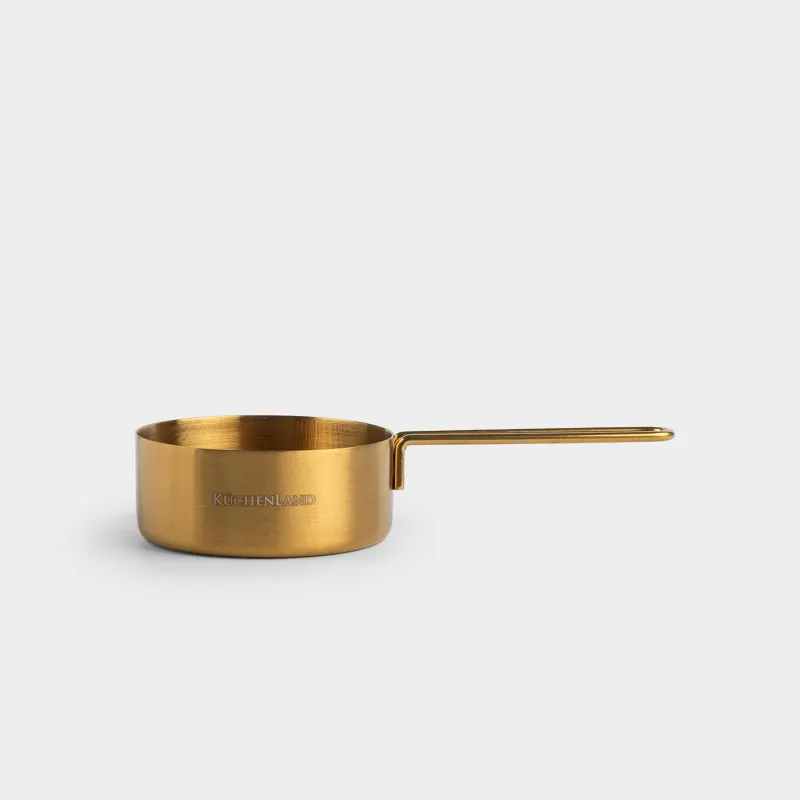 Ложка мерная, 100 мл, сталь, золотистая, Device gold