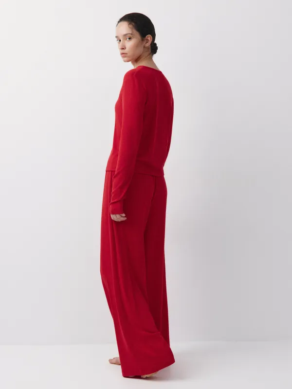Широкие брюки в рубчик Jelika, image-3