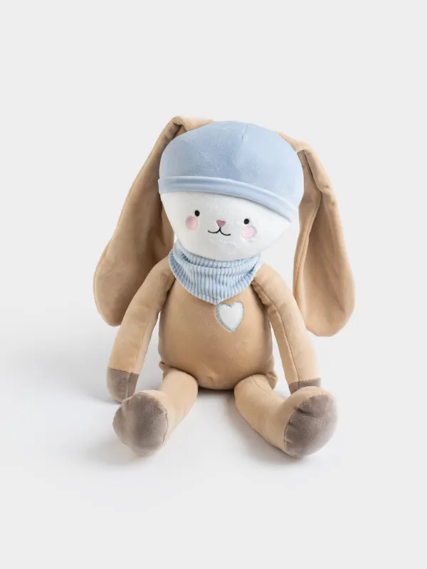 Игрушка, 55 см, мягкая, полиэстер, бежевая, Кролик, Rabbit, image-1
