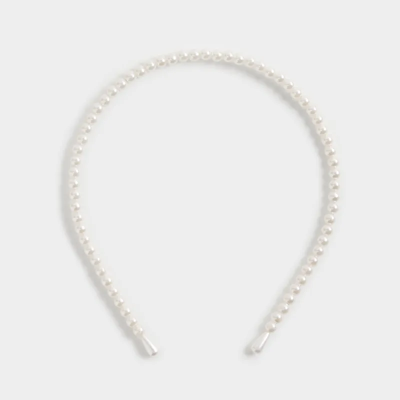 Ободок для волос, 13х14 см, Бусины, Pearl