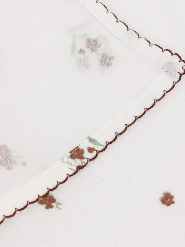 Полотенце кухонное, с рюшами, Muslin print, image-4