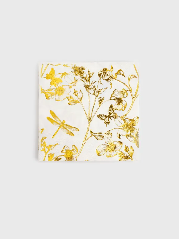 Салфетки бумажные, 33х33 см, 20 шт, Flower garden, image-0