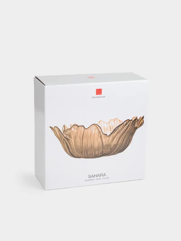 Салатник, 23х9 см, Цветок, Sahara, image-4