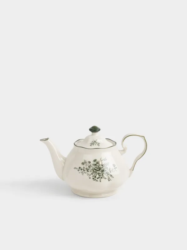 Чайник заварочный, 1,4 л, Зеленые цветы, Green lace, image-0
