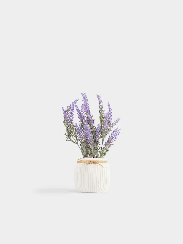 Растение искусственное, 26 см, пластик/цемент, New bunch, image-0