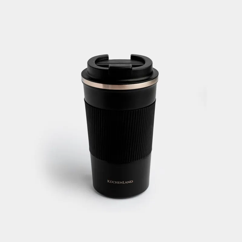 Термокружка, 450 мл, с зарфом, Coffee life