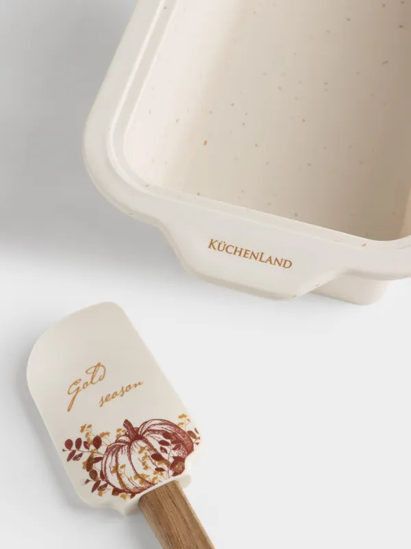 Набор для выпечки, 2 предмета, Bakery speckled, image-1