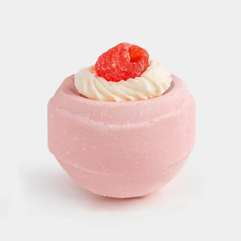 Бомбочка для ванны, с фигуркой из мыла, Малина, Body spa