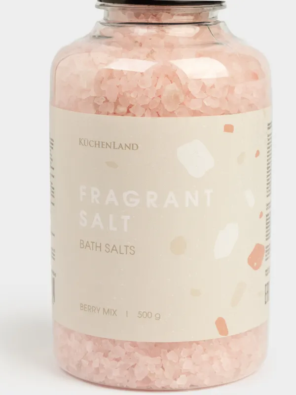 Соль для ванны, 500 гр, Ягодный микс, Fragrant salt, image-1