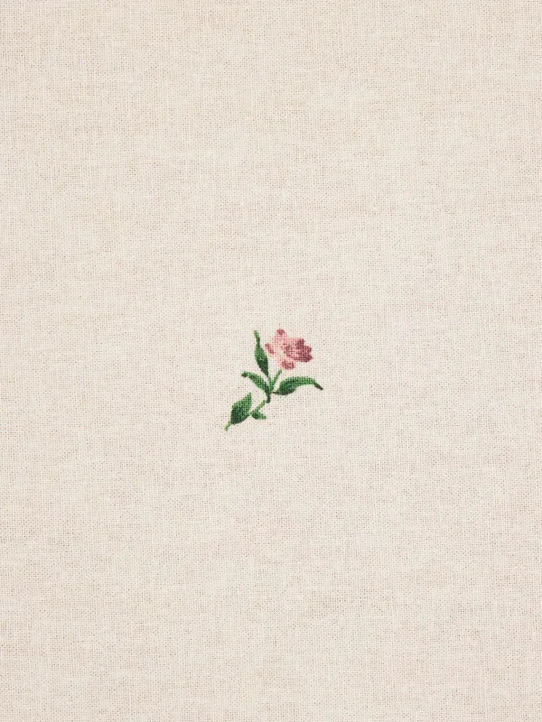 Дорожка настольная, 40х160 см, с кружевом, Цветы, El flower, image-7
