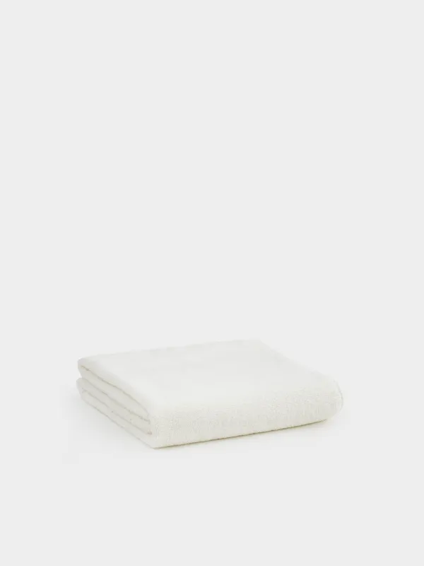 Полотенце, 70х140 см, хлопок, молочное, Super soft cotton, image-0