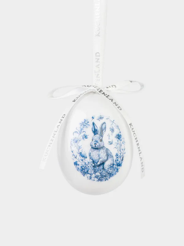 Подвеска, пасхальное яйцо, 6 см, пенопласт, Кролик, Easter, image-1
