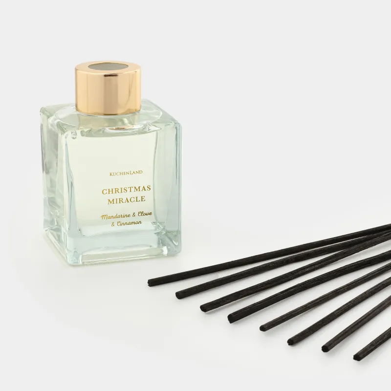 Ароматический диффузор, 90 мл, Mandarine & Clove & Cinnamon, Christmas miracle, image-2