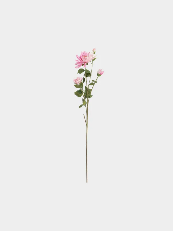 Ветка декоративная, 85 см, Бело-розовый георгин, Flower garden, image-0