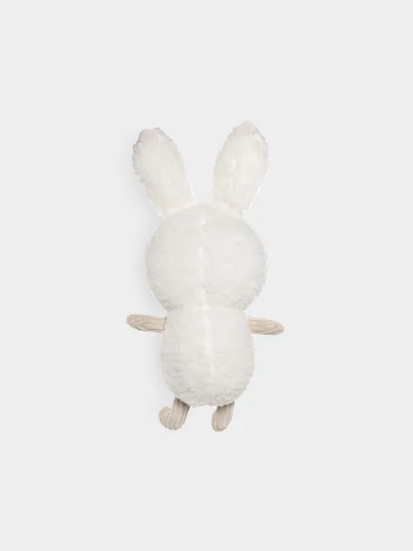 Игрушка, 25 см, мягкая, букле, бежевая, Зайка, Rabbit, image-1
