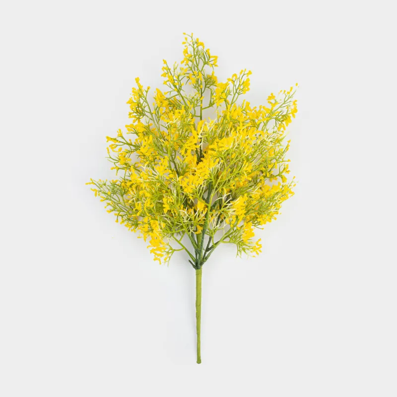 Ветка декоративная, 43 см, Желтые цветы, Flower garden
