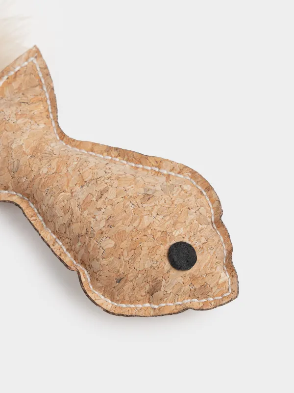 Игрушка для кошек, 10х6 см, Рыбка, Cork pet, image-1