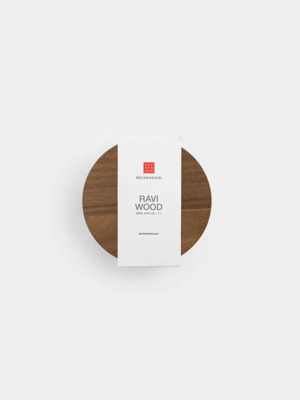 Миска, с крышкой, Ravi wood, image-5