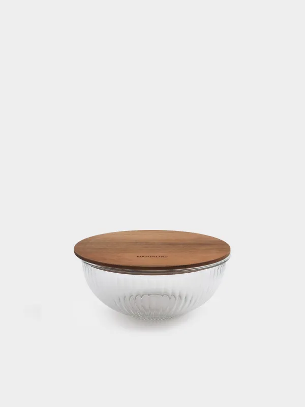 Миска, 2 л, с крышкой, Ravi wood, image-0