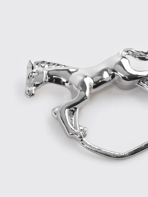 Кольцо для салфеток, Лошадка, Horse silver, image-1