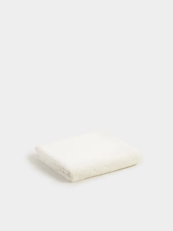Полотенце, 50х90 см, хлопок, молочное, Кружево, Lace cotton, image-0