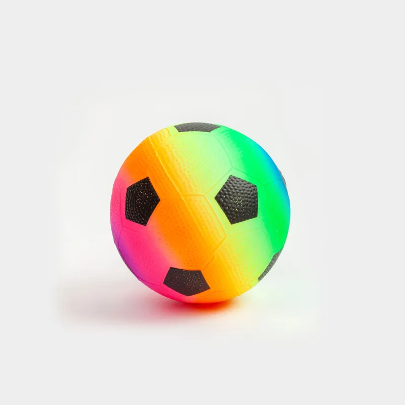 Мяч, 14 см, ПВХ, неоновый, Футбол, Game Neon