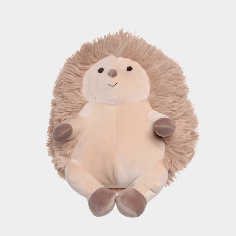 Игрушка, 25 см, мягкая, спандекс/мех, серо-бежевая, Ежик, Forest animals