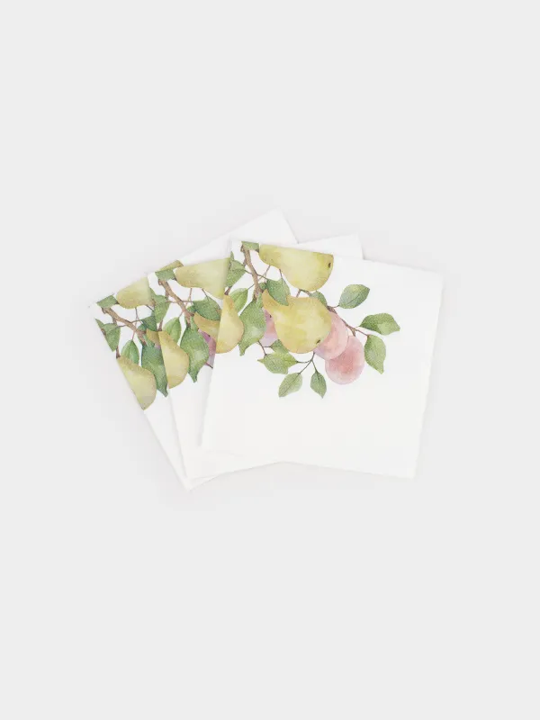 Салфетки бумажные, 21х21 см, 20 шт, Fruit garden, image-3